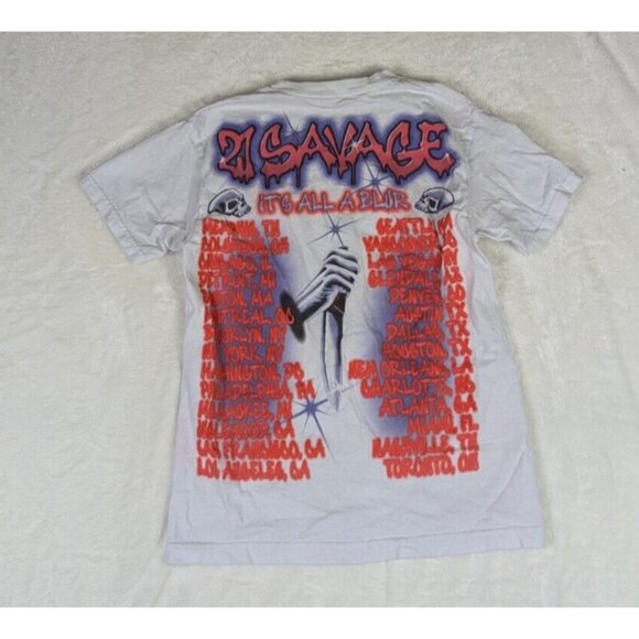 Drake 21 Savage Its All A Blur Tour T Shirt IAAB 2023 Official Concert Rap Tee - Picture 2 of 7